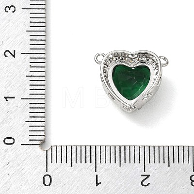 Brass Pave Cubic Zirconia Pendants KK-CBA74BF-01P-05-1
