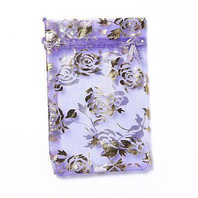 Organza Drawstring Jewelry Pouches OP-I001-C02-1