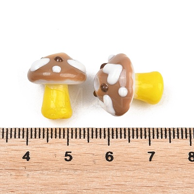 Handmade Lampwork Enamel Beads LAMP-B055-02K-1