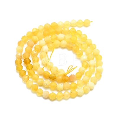 Natural Yellow Opal Beads Strands G-P457-A03-18-1