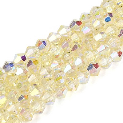 Transparent Glass Beads Strands EGLA-N021-4mm-07-1