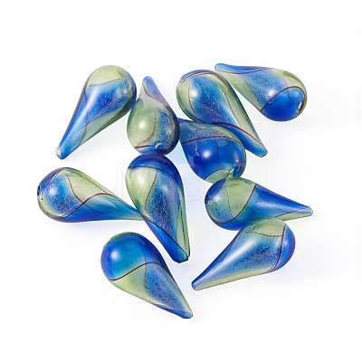 10Pcs Handmade Lampwork Beads LAMP-TADJ0001-11-1