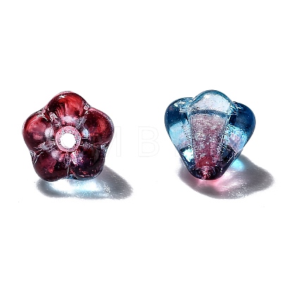 Transparent Czech Glass Beads GLAA-G070-05B-013-1