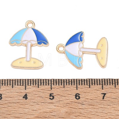 Alloy Enamel Pendants AL-CBAE435-14G-01-1