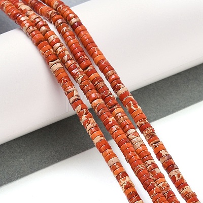 Natural Imperial Jasper Beads Strands G-Q171-A01-01J-1