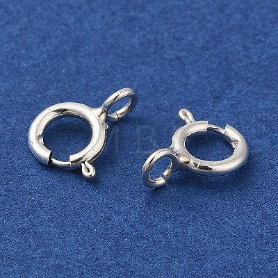 Sterling Silver Spring Ring Clasps X-STER-A007-32-1