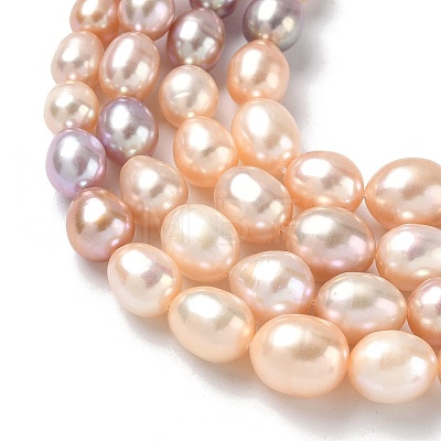 Natural Cultured Freshwater Pearl Beads Strands PEAR-C004-16-1