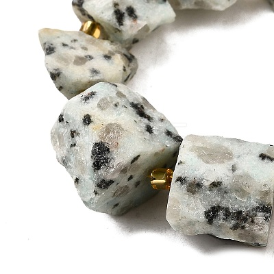 Raw Rough Natural Seaame Jasper Beads Strands G-Z087-B03-1