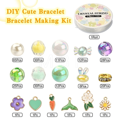 DIY Cute Bracelet Bracelet Making Kit DIY-YW0005-77A-1