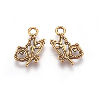 Tibetan Style Alloy Pendants X-TIBEP-A100603-G-LF-1