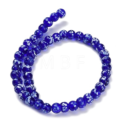 Handmade Lampwork Beads Strands LAMP-H071-01B-01-1