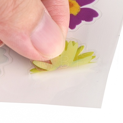 Waterproof Plastic Self Adhesive Stickers DIY-F064-13G-1