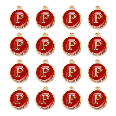 Golden Plated Alloy Enamel Charms LS-ENAM-S118-03P-1