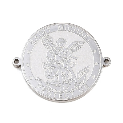 Religion 304 Stainless Steel Connector Charms STAS-I368-03P-01-1