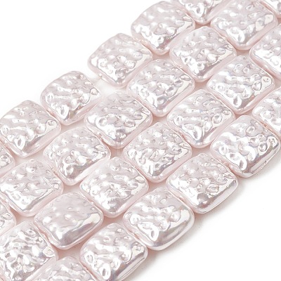 Electroplate Opaque Glass Imitation Pearl Beads Strands EGLA-H113-03-1