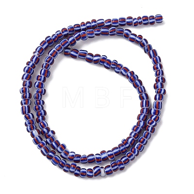 Handmade Lampwork Beads Strands X-BLOW-K001-01A-16-1