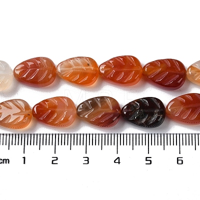 Natural Red Agate Beads Strands G-M418-A05-01-1