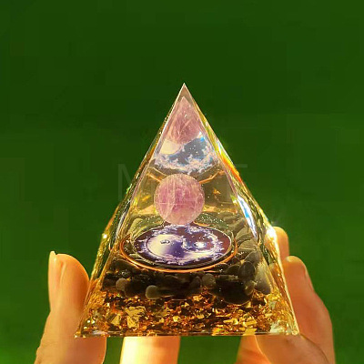 Orgonite Pyramid Resin Energy Generators PW-WG9316C-01-1