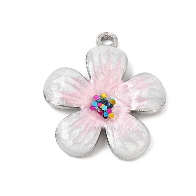 304 Stainless Steel Enamel Pendants SA-CBAA487-04P-03-1