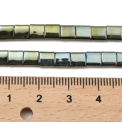 Electroplated Non-magnetic Synthetic Hematite Beads Strands G-G089-B02-15-1