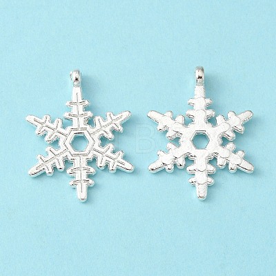 Christmas Snowflake Tibetan Style Alloy Pendants LF0353Y-NFS-1