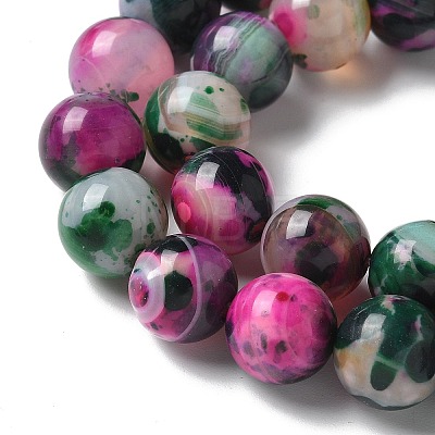 Natural Agate Beads Strands G-NH0001-G03-01-1