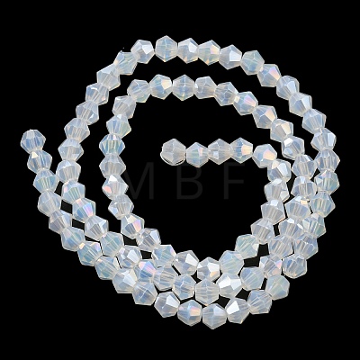 Imitation Jade Electroplate Glass Beads Strands EGLA-A039-J2mm-B05-1