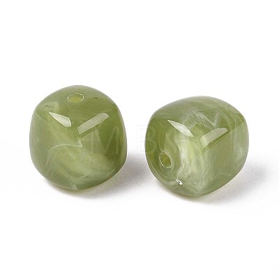 Opaque Acrylic Beads OACR-ZX006-33J-1