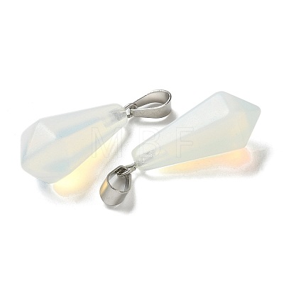 Opalite Pointed Pendants G-B127-15P-07-1