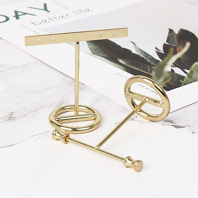 T Shaped Iron Earring Display Stand CON-PW0001-149B-1