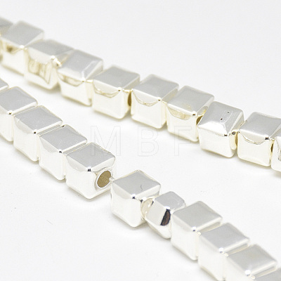 Electroplate Non-magnetic Synthetic Hematite Beads Strands G-Q465-41S-1