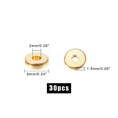 304 Stainless Steel Spacer Beads STAS-UN0008-27G-1