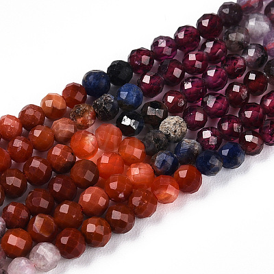 Natural Mixed Gemstone Beads Strands G-D080-A01-02-10-1
