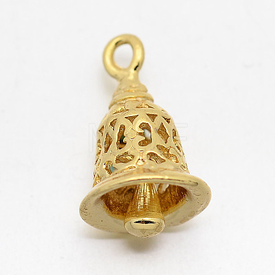 Brass Bell Pendants LS-KK-F0293-09-1