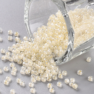 11/0 Grade A Transparent Glass Seed Beads X-SEED-N001-F-252-1