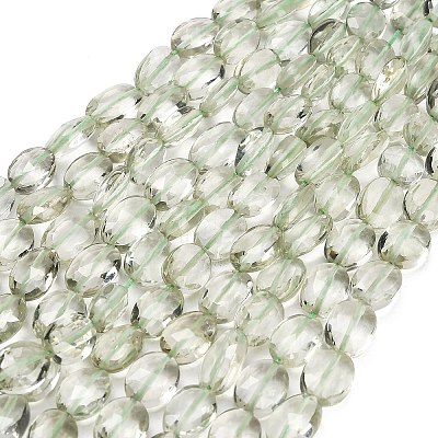 Natural Green Quartz Beads Strands GG-CBA1668-B01-01-1