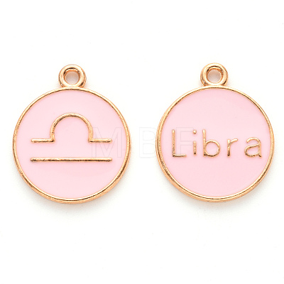Alloy Enamel Pendants ENAM-S124-01A-09K-1