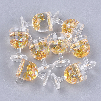 Resin Cup Pendants X-CRES-S359-10G-1
