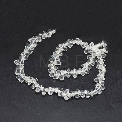 Natural Quartz Crystal Beads Strands G-K291-A23-1
