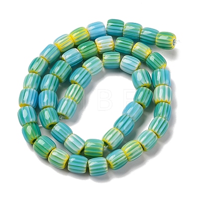 Handmade Lampwork Beads Strands X-LAMP-K041-01B-23-1