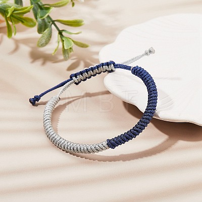 Nylon Threads Braided Bracelet BJEW-SW00058-2-1