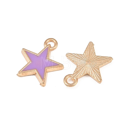 Alloy with Enamel Charms AL-CBA9C31-06G-B-1