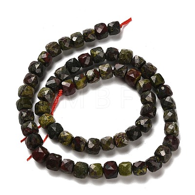 Natural Dragon Blood Beads Strands G-H078-C29-01-1