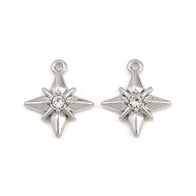 Alloy with Rhinestone Pendants RB-CBA7AC6-03P-02-1