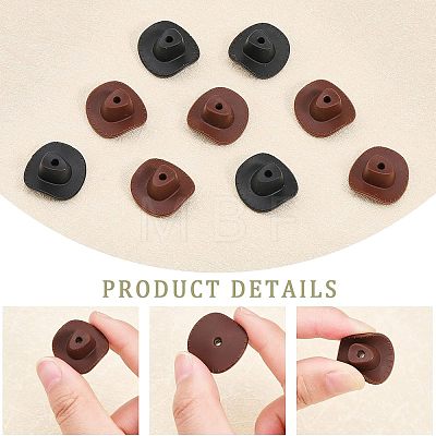 16Pcs 2 Colors Silicone Beads SIL-CA0001-40-1