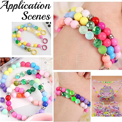 DIY Green Series Necklace & Bracelet Making Kits DIY-CJ0001-77-1