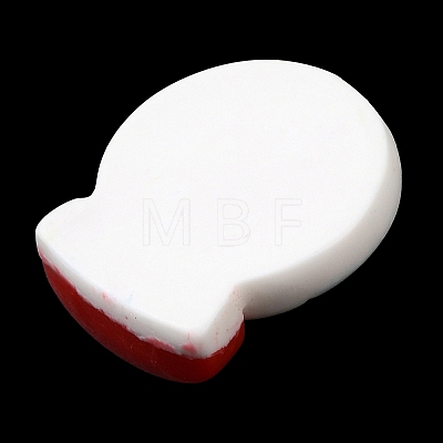 Christmas Opaque Resin Cabochons RESI-K030-02F-1