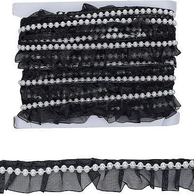 Polyester Lace Trim OCOR-WH0075-17B-1