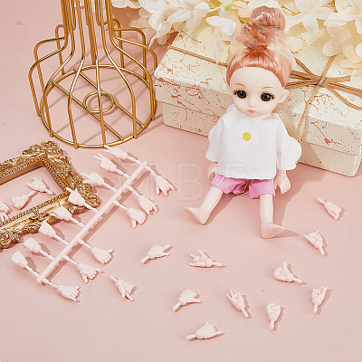 2 Sets Plastic Palm Model DIY-DC0004-35A-1