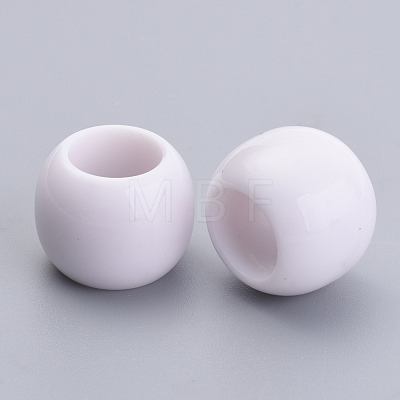 Opaque Acrylic Beads SACR-S300-15D-01-1